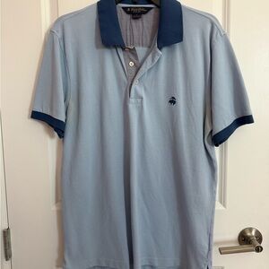 Brooks Brothers Blue Polo Shirt - Slim Fit